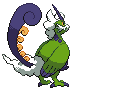 Sprite Animado Tornadus Blanco Negro