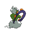 Sprite Animado Tornadus Blanco Negro