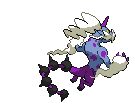 Sprite Animado Thundurus Blanco Negro