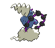 Sprite Animado Thundurus Blanco Negro