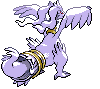 Sprite Animado Reshiram Blanco Negro