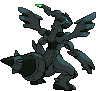 Sprite Animado Zekrom Blanco Negro