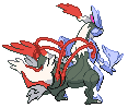 Sprite Animado Kyurem Blanco Negro