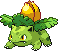 Sprite Animado Ivysaur Blanco Negro