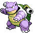 Sprite Animado Blastoise Blanco Negro