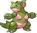 Sprite Animado Nidoqueen Blanco Negro