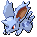 Sprite Animado Nidoran♂ Blanco Negro