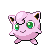 Sprite Animado Jigglypuff Blanco Negro