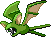 Sprite Animado Zubat Blanco Negro