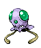 Sprite Animado Tentacool Blanco Negro