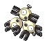 Sprite Animado Magneton Blanco Negro