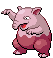 Sprite Animado Drowzee Blanco Negro