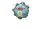 Sprite Animado Koffing Blanco Negro
