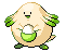 Sprite Animado Chansey Blanco Negro
