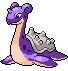 Sprite Animado Lapras Blanco Negro