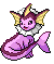 Sprite Animado Vaporeon Blanco Negro