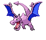 Sprite Animado Aerodactyl Blanco Negro
