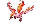 Sprite Animado Moltres Blanco Negro