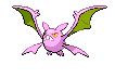 Sprite Animado Crobat Blanco Negro