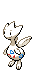 Sprite Animado Togetic Blanco Negro