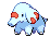 Sprite Animado Phanpy Blanco Negro