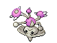 Sprite Animado Hitmontop Blanco Negro