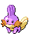 Sprite Animado Mudkip Blanco Negro