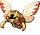 Sprite Animado Ninjask Blanco Negro
