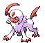 Sprite Animado Absol Blanco Negro