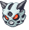 Sprite Animado Glalie Blanco Negro