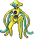 Sprite Animado Deoxys Blanco Negro