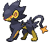 Sprite Animado Luxray Blanco Negro
