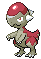 Sprite Animado Cranidos Blanco Negro