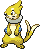 Sprite Animado Buizel Blanco Negro