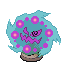 Sprite Animado Spiritomb Blanco Negro