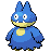 Sprite Animado Munchlax Blanco Negro