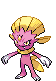 Sprite Animado Weavile Blanco Negro