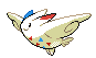 Sprite Animado Togekiss Blanco Negro