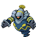 Sprite Animado Dusknoir Blanco Negro