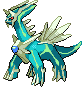 Sprite Animado Dialga Blanco Negro