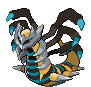 Sprite Animado Giratina Blanco Negro