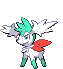 Sprite Animado Shaymin Blanco Negro