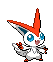 Sprite Animado Victini Blanco Negro
