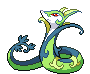 Sprite Animado Serperior Blanco Negro