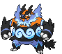Sprite Animado Emboar Blanco Negro
