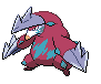 Sprite Animado Excadrill Blanco Negro