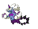 Sprite Animado Thundurus Blanco Negro