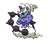 Sprite Animado Thundurus Blanco Negro