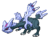 Sprite Animado Kyurem Blanco Negro