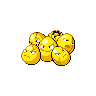 Sprite Exeggcute Blanco Negro